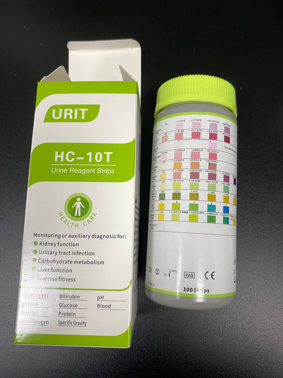 Смужка реагентів для аналізаторів сечі URIT HC-10T